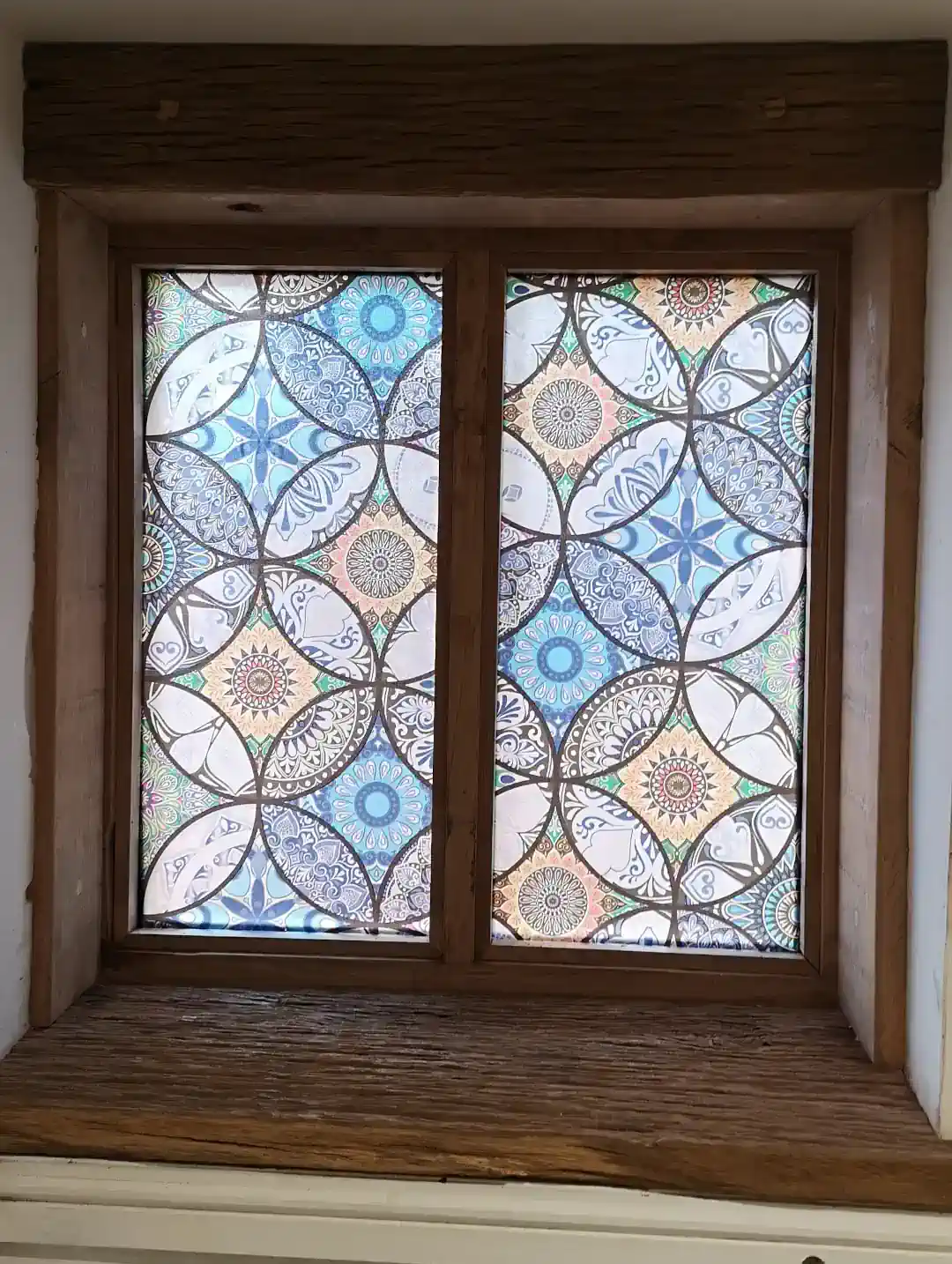 Restored timber sash window at The Counting House in Pontefract